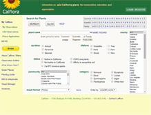 Tablet Screenshot of calflora.org